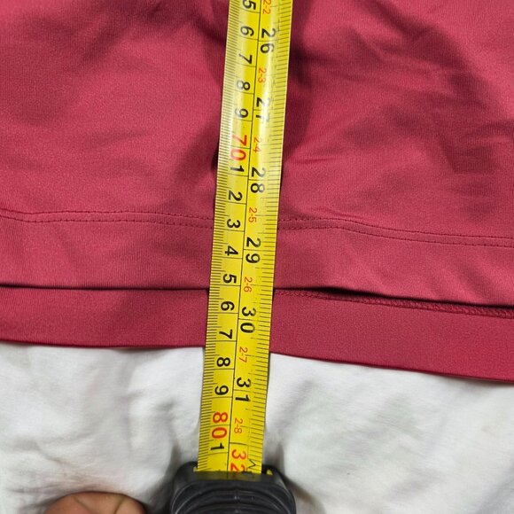 Matte Grey Mens Size Large Red Golf Polo Shirt Knabe Cup Performance Casual - Picture 11 of 11